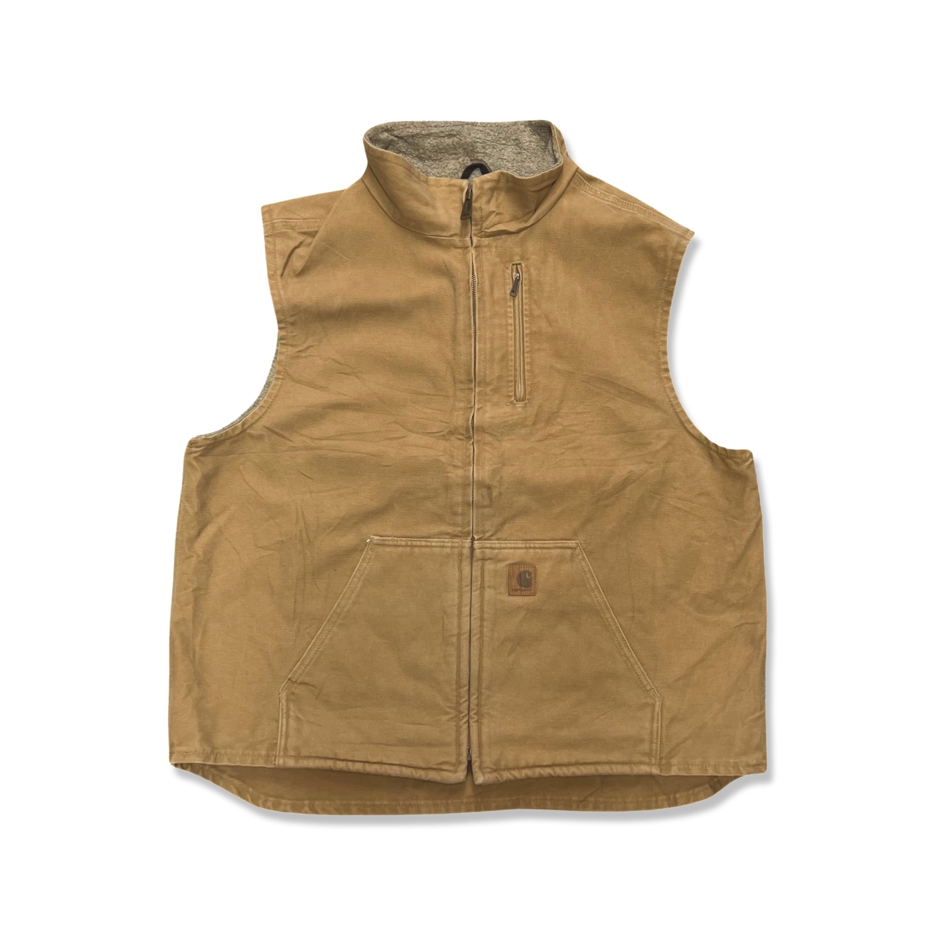 Vintage Carhartt Gilet Jacket in tan