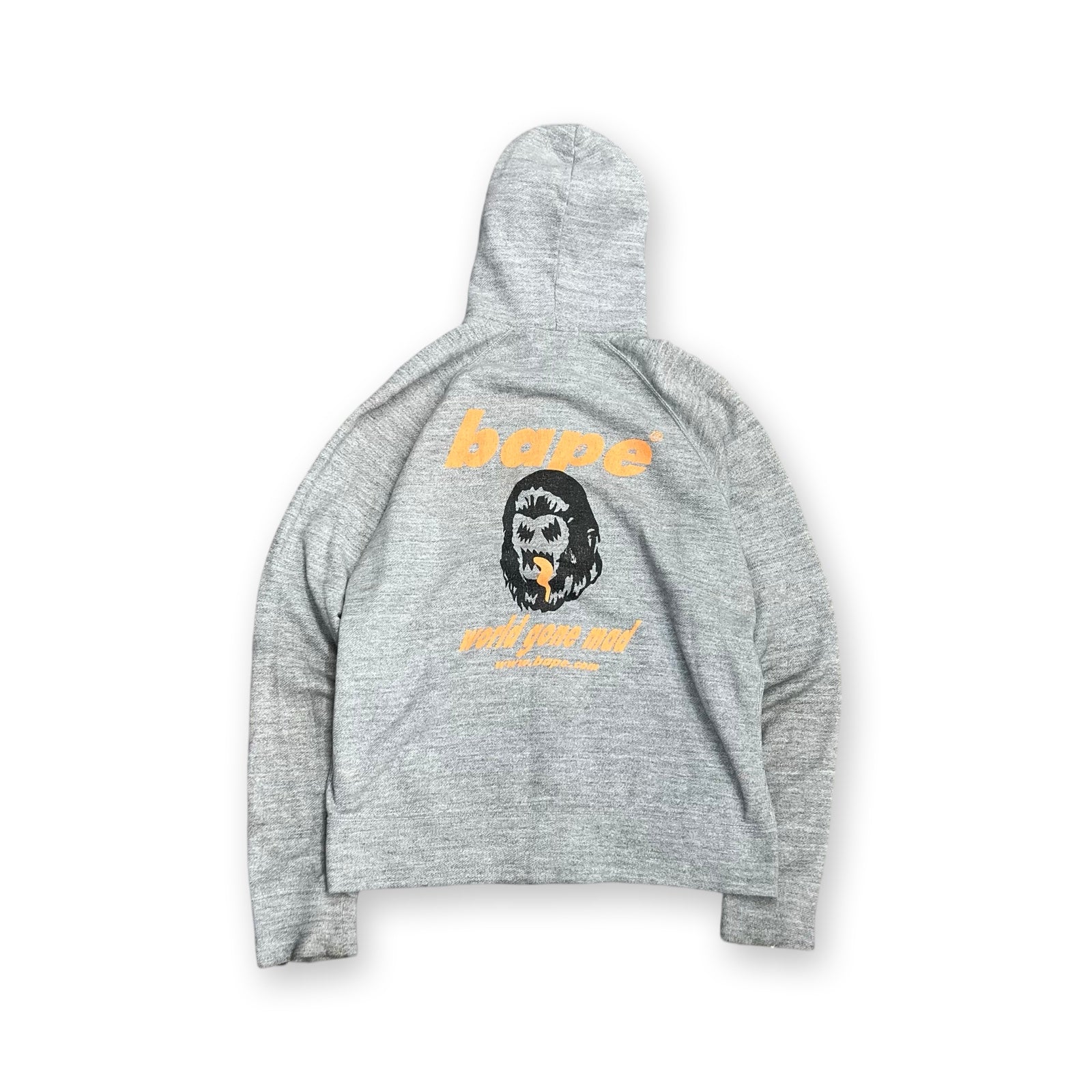 Vintage BAPE Hoodie in grey