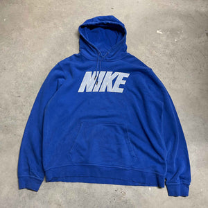 Vintage nike Hoodie in blue