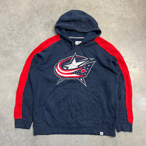 vintage blue jackets hoodie