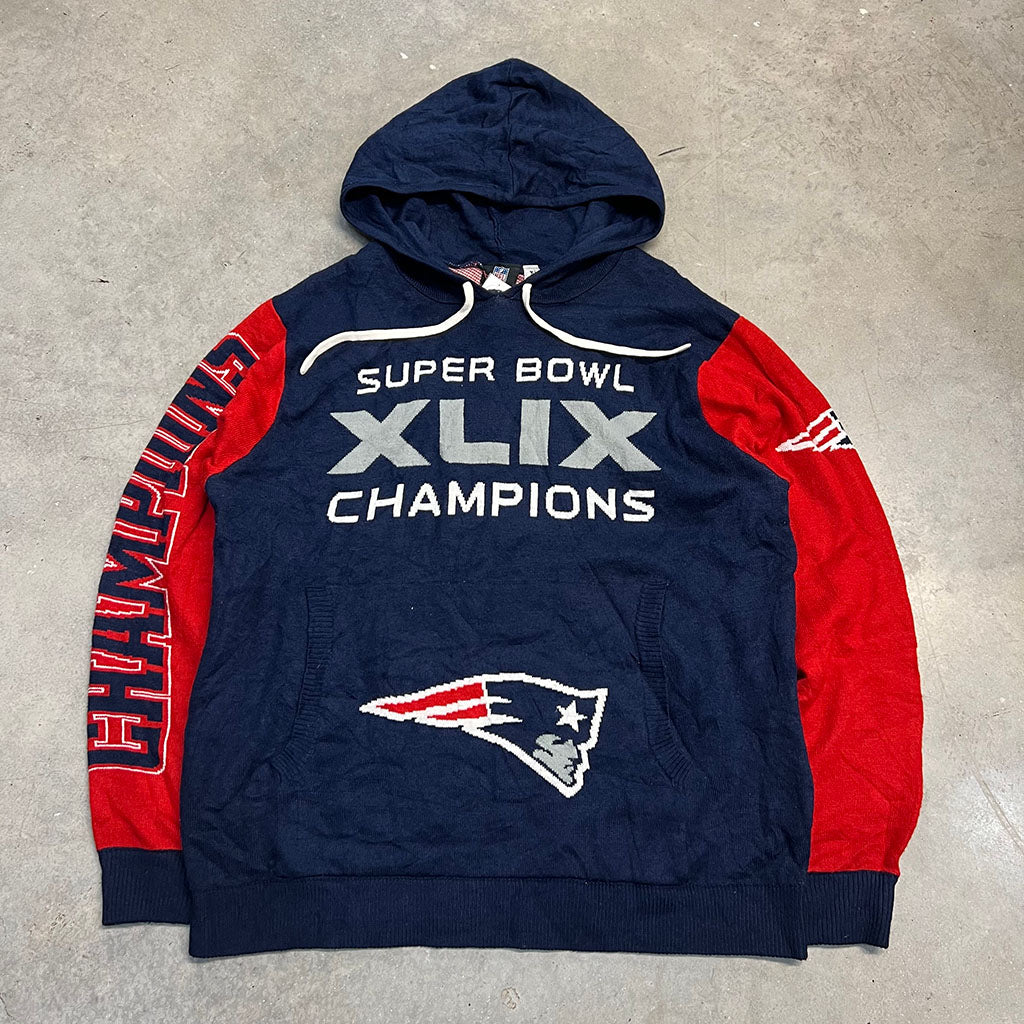 vintage patriots super bowl hoodie