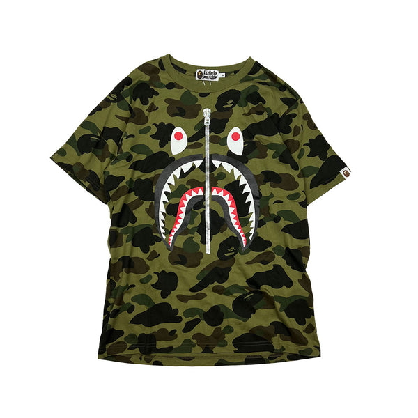 bape camo shark t-shirt