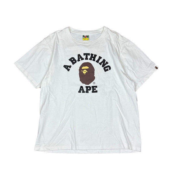 a bathing ape t-shirt white mens