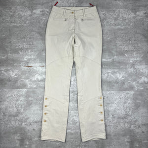 Vintage Prada Sport Beige Cotton Trousers