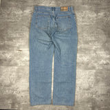 Vintage Burberry London Light Wash Straight-Leg Jeans