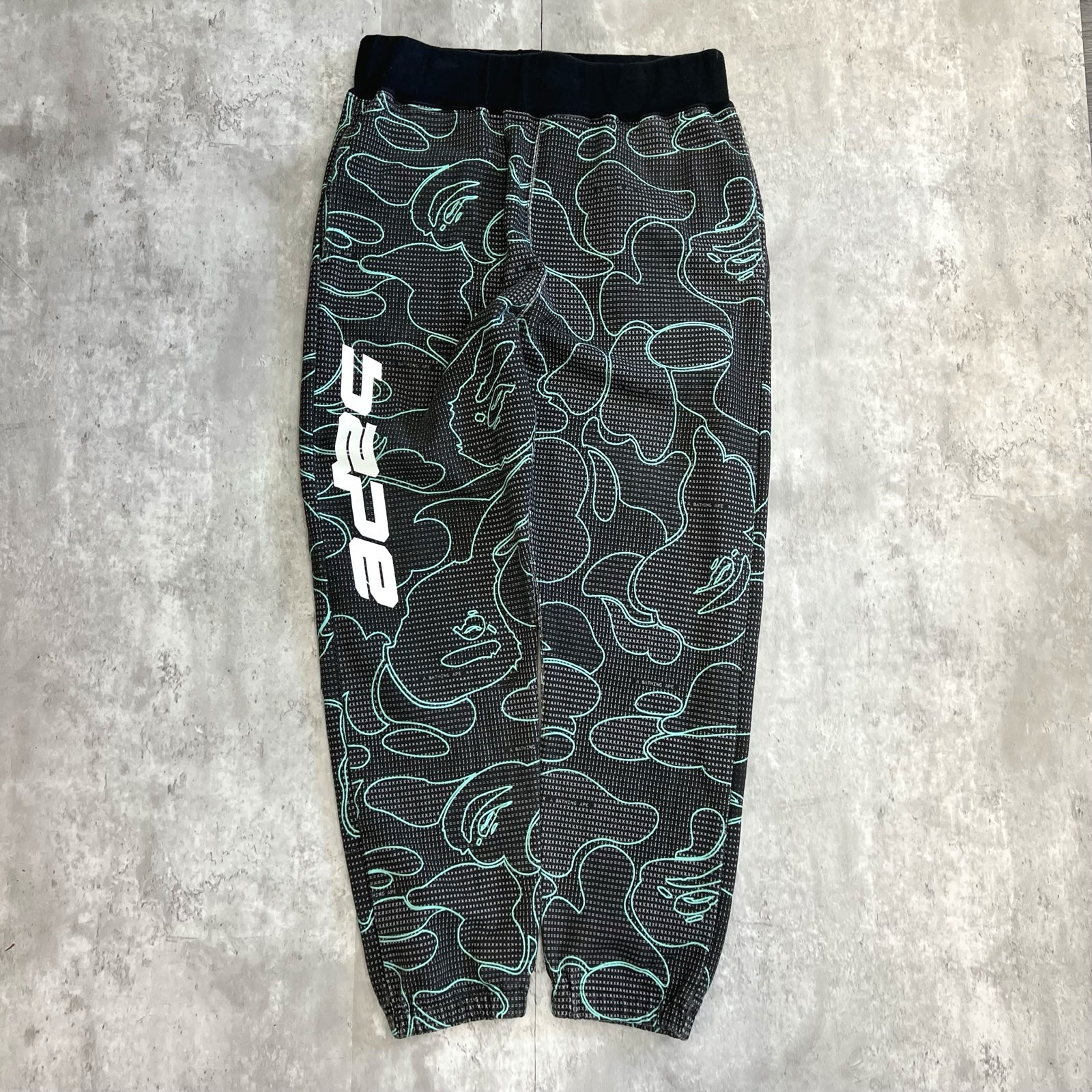 BAPE Text Code Camo Joggers