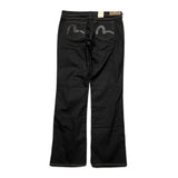 deadstock evisu puma jeans womens straight leg