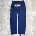 Corteiz Alcatraz Guerillaz Cargo Trousers in navy blue
