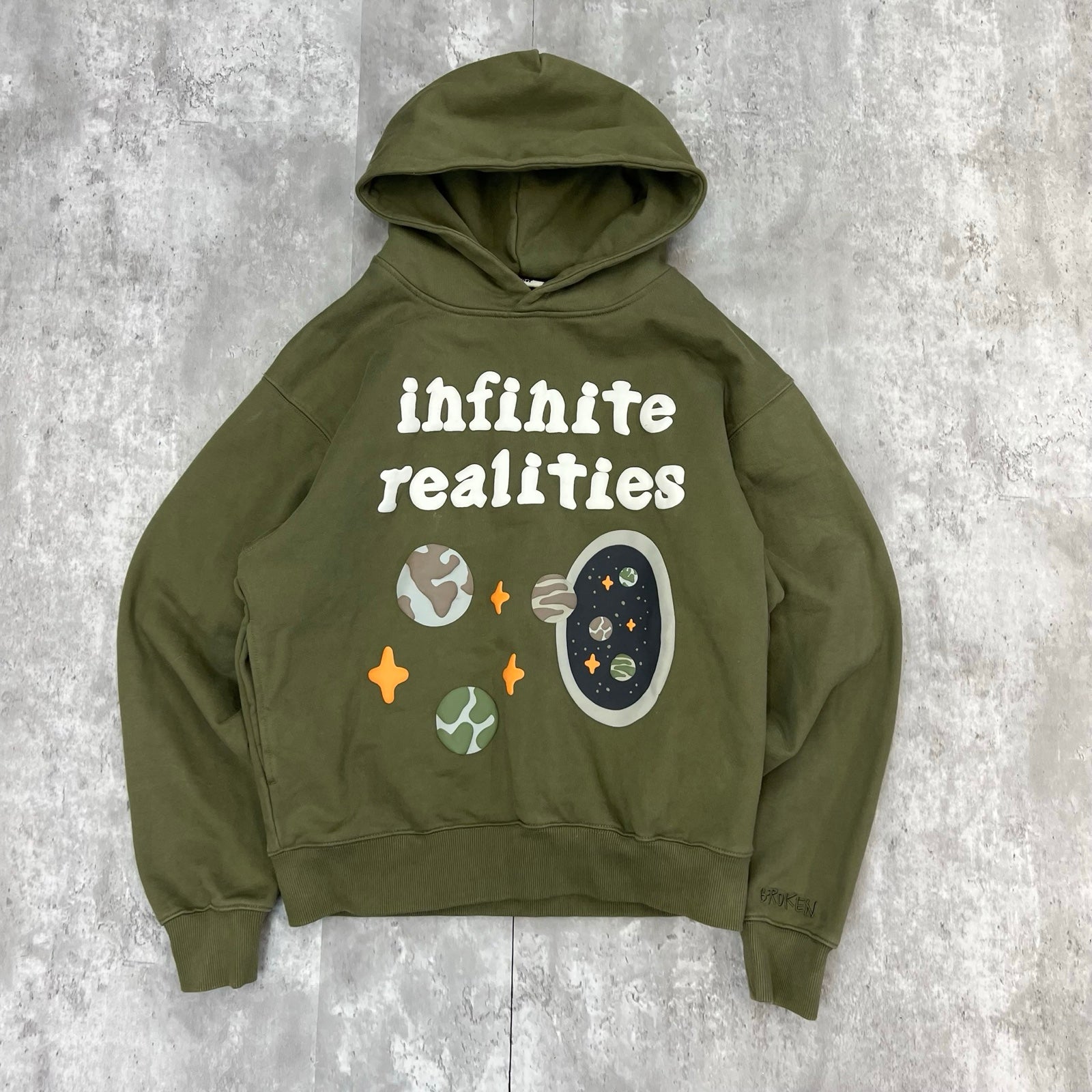 Broken Planet Infinite Realities Hoodie in green