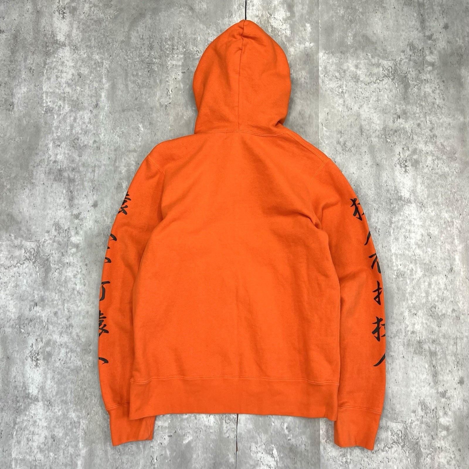 Vintage BAPE Kanji Hoodie in Orange