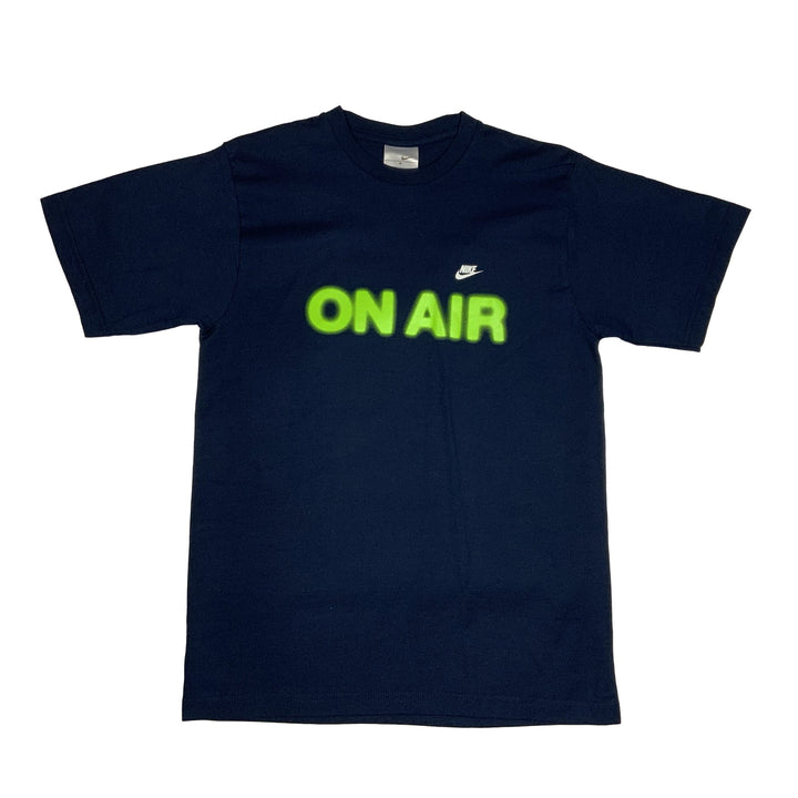 Vintage Nike On Air T-Shirt | Print Shirt | Navy Blue Shirt | Deadsea