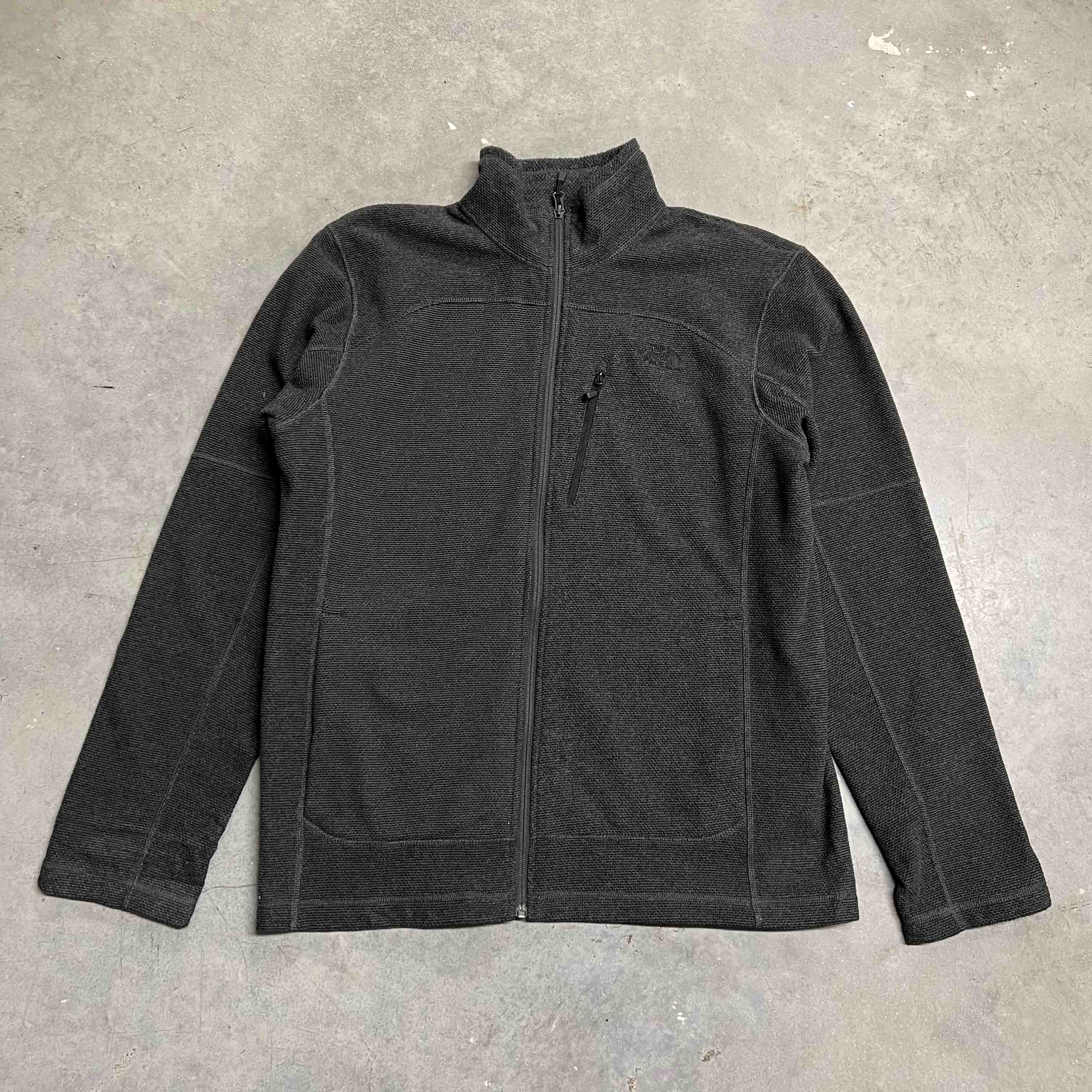 Vintage The North Face sweatshirt in grey with full zip closure. Size on tag: Large Measurements:  Pit to Pit: 22.5 inches  Length: 28 inches