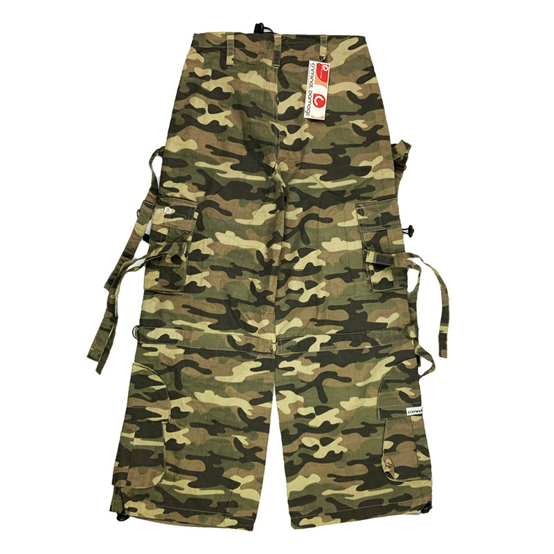Vintage Criminal Damage Digalle Cargo Trousers in Camo