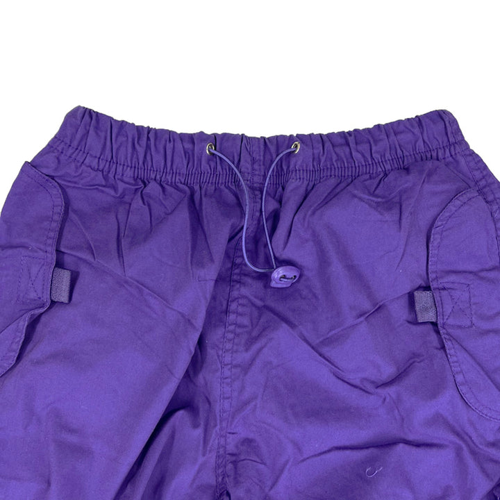 Deadstock Vintage Criminal Damage Parachute Cargo Trousers in Purple –  Deadsea London