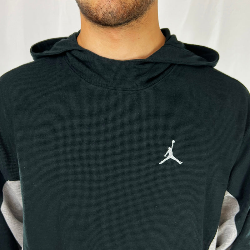 Vintage Jordan Spellout Hoodie in Black