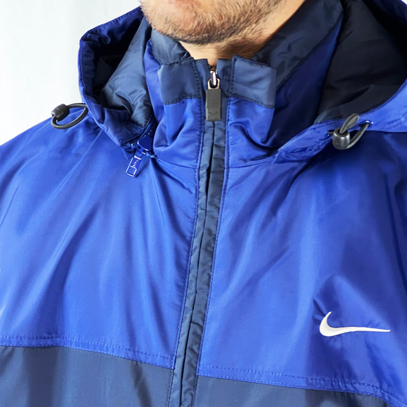 Vintage Nike Spellout Jacket in Navy