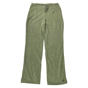 2008 Women's Deadstock Vintage Nike ACG Joggers in green. Embroidered Nike ACG to hem and NikeFIT spellout. Zip pocket to back. Low rise fit. Condition: Brand new with tags Colour: Green Materials: 93% Polyester 7% Elastane Measurements: - Size on Tag: Medium Length: 40 Inches Inseam: 31 Inches Waist: GB 10/12