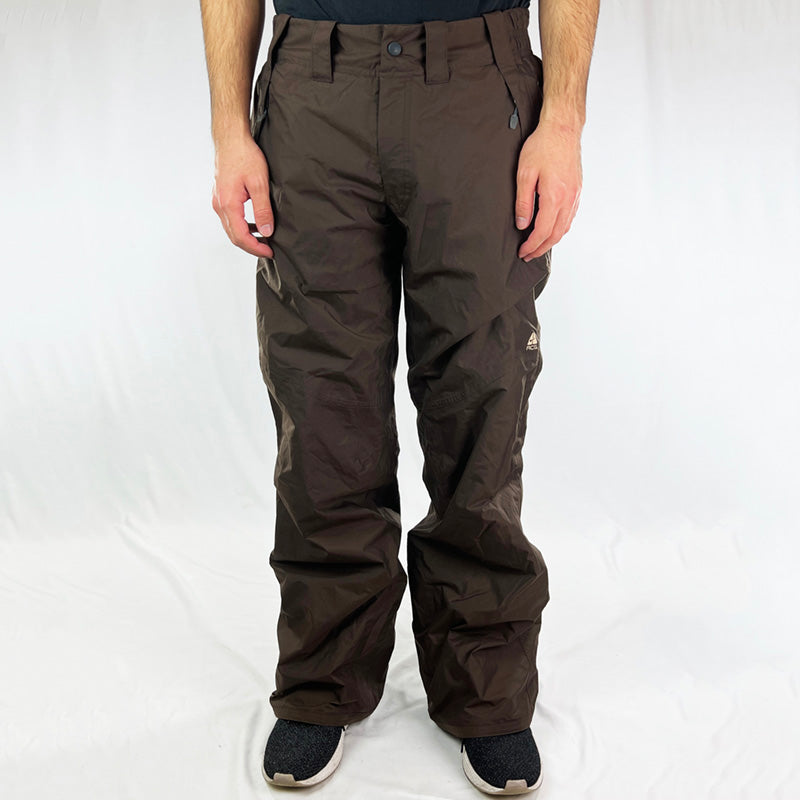 Vintage Nike ACG Ski Pants in Brown