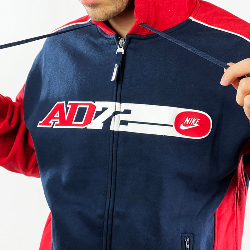 Vintage Nike Athletic Hoodie in Navy