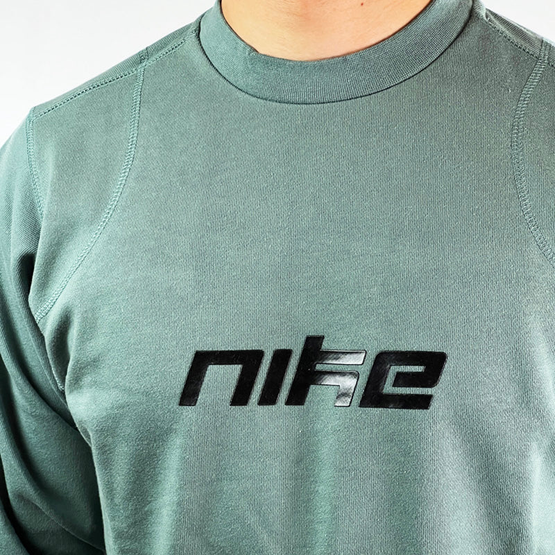 nike retro sweatshirt green