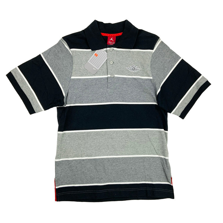 Vintage Jordan Grey Polo T-Shirt | Jordan Polo T-Shirt | Deadsea