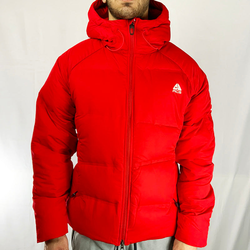 nike acg jacket red