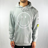 Ellesse x Smiley Arceri Logo Hoodie in Light Grey