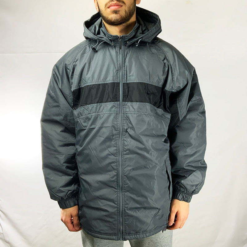 Vintage Nike Swoosh Jacket in Grey