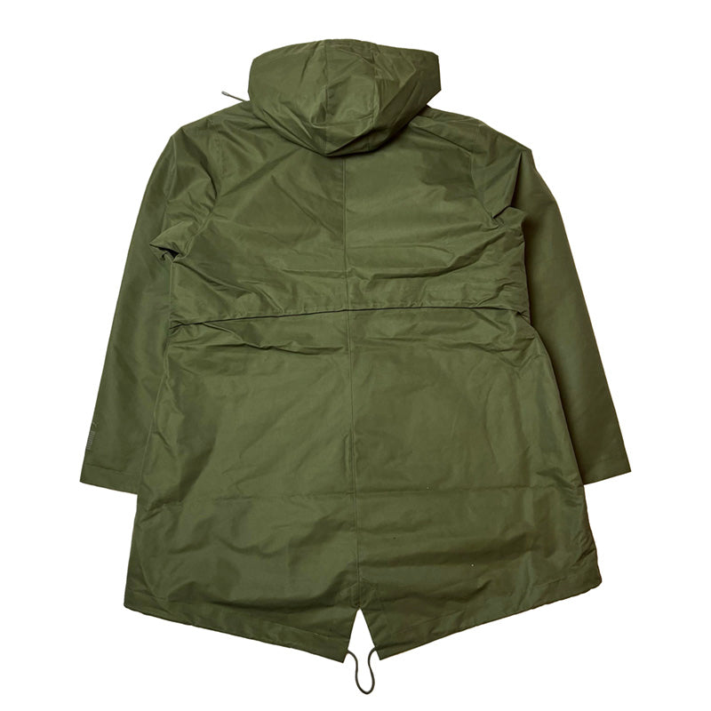 Puma Trench Coat in Khaki Green