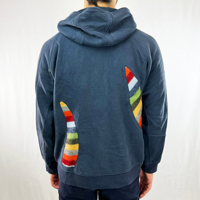 REWORK Adidas x COOGI Zip Hoodie 90s Medium Navy Blue