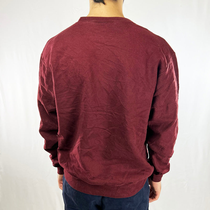 Reworked Minnesota Sweatshirt in Burgundy