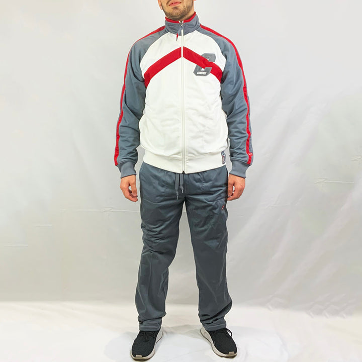 Vintage Nike Tracksuit Bottoms - White/Red